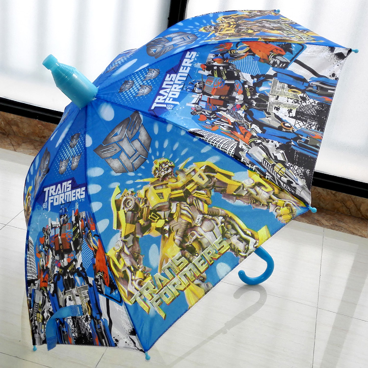 直杆鎧甲勇士兒童傘奧特曼男童女小學生自動卡通晴雨傘長柄傘