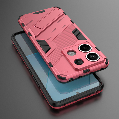 Pink — Tough Shockproof Kickstand Function Note 13, Note 13 Pro, Note 13 Pro+ Phone Case
