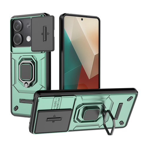 Green — Camera Lens Protection Tough Shockproof Drop Resistant Airbag 4 Corner Shock Absorbing Ring Finger Holder Kickstand