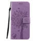 Phone Cases Wallets Folio Flip Magnetic Synthetic Leather Card Holder Folding Stand Embossed Tree With Cat Galaxy A54, Galaxy A34, Galaxy A24, Galaxy A14,