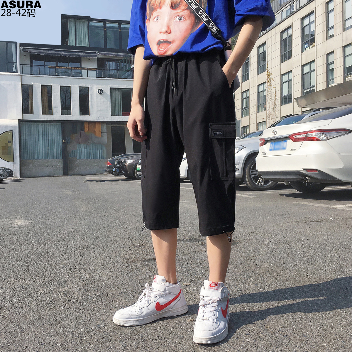 section mince 7 pantalons shorts hommes plus engrais xl de la marque tide de graisse en vrac de loisirs d'été de la couleur pure de l'outillage beau section mince 7 pantalons shorts hommes plus engrais xl de la marque tide de graisse en vrac de loisirs d'été de la couleur pure de l'outillage beau