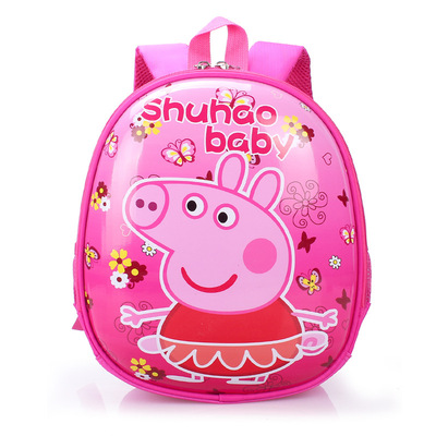 小豬佩奇書包幼兒園女孩1-3-6歲男孩寶寶背包迷你可愛兒童雙肩包