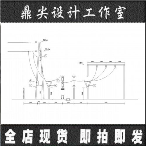 110kv���վ���͵������ͼֽ