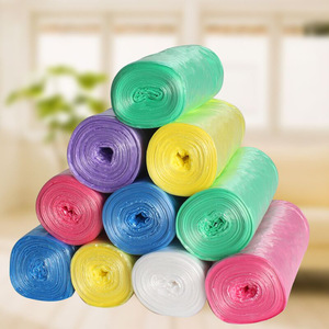家用一次性垃圾袋全新料彩色厨房垃圾袋子卫生间塑料袋45*50cm