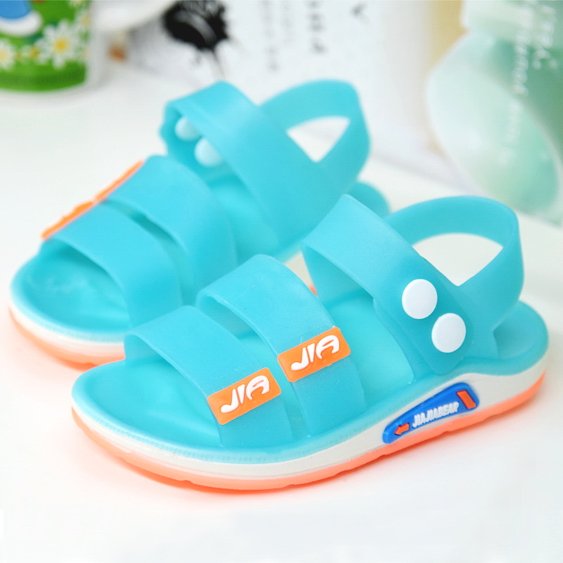 【天天特價】兒童涼鞋運動果凍塑料嬰兒寶寶防滑男童女童沙灘鞋潮