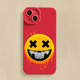 New Phone Cases Covers Cross Eye Smiley Face Silicone TPU iPhone 15, iPhone 14, iPhone 13, iPhone 12