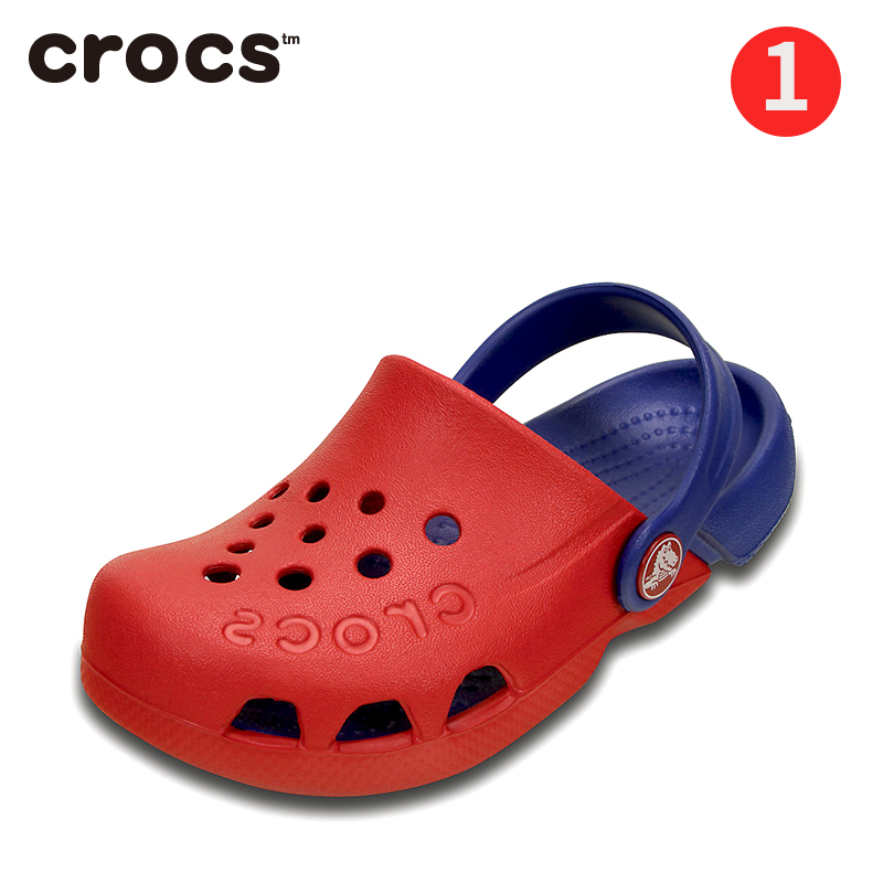 Crocs童鞋 卡駱馳兒童涼鞋 男童女童輕便透氣包頭沙灘洞洞鞋10400