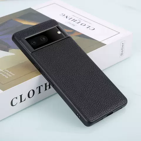 Phone Cases Covers Litchi Pattern Synthetic Leather Google Pixel 8, Pixel 8 Pro, Google Pixel 7, Google Pixel 7 Pro