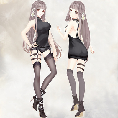 萌软妹日系春夏秋冬性感露背高领无袖针织套头上衣马甲背心露背衫-淘宝网