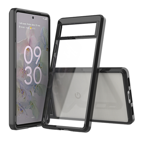 Acrylic Transparent Clear Tough Shockproof 7, 7 Pro, 6, 6 Pro Google Pixel Phone Case