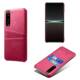 Sony Xperia 5 IV Phone Cases Covers Dual Card Holder Synthetic Leather