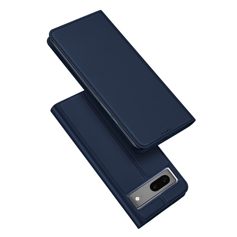Blue — Thin Slim Minimal Card Holder A Wallets Folio Flip Magnetic Synthetic Leather , 7, 7 Pro, 6, 6 Pro Google Pixel Phone