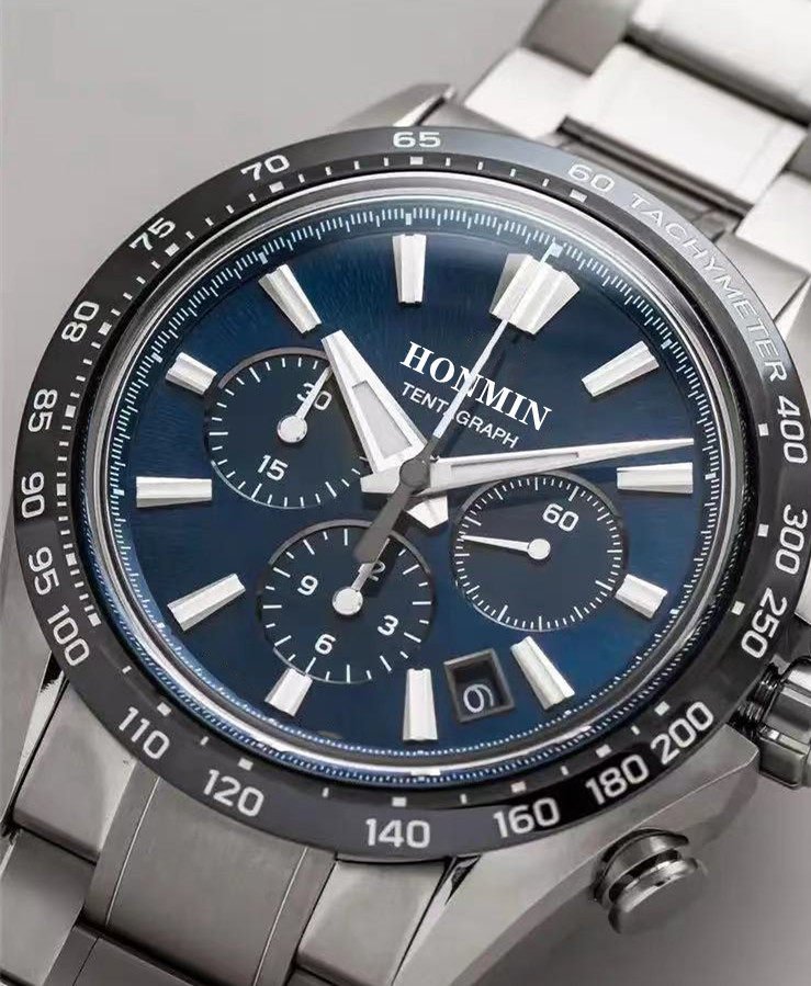 Men's Quartz Chronograph Watch Fashionable Multifunctional Gift_voghion.com