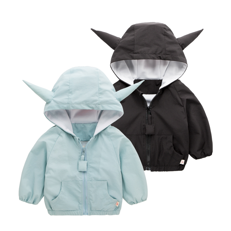 嬰兒外套秋裝 滿月寶寶衣服男童開衫女童連帽上衣 新生兒童裝春秋