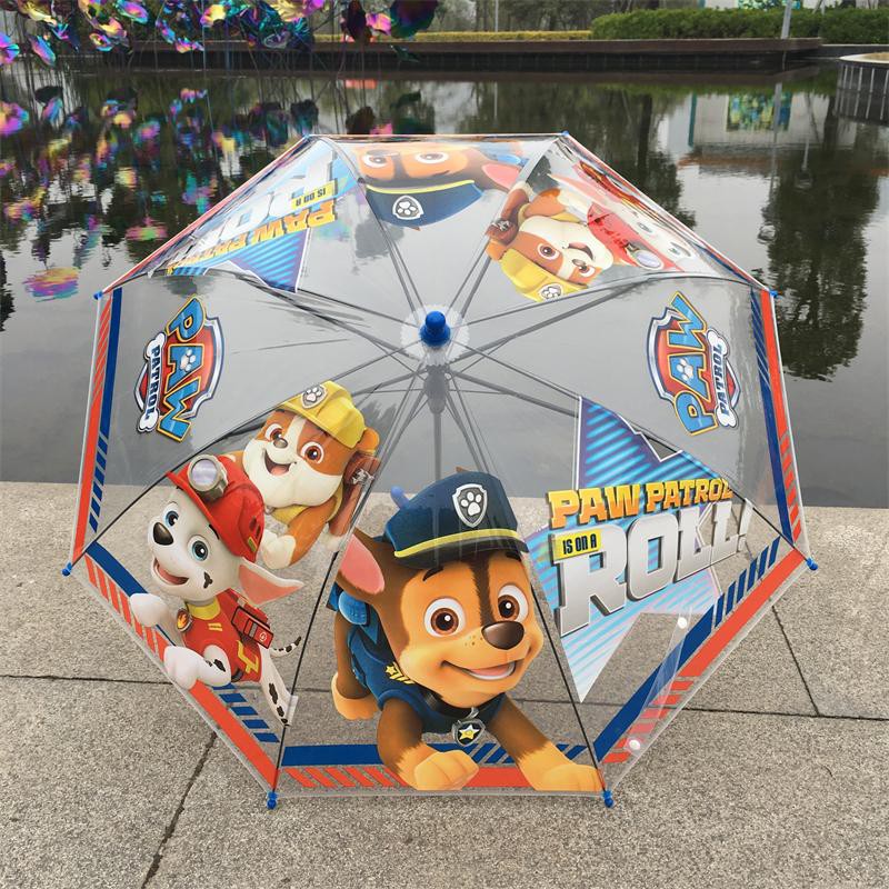 收縮男童特價男女透明雨傘寶寶專用安全幼兒園自動開收兒童長雨傘