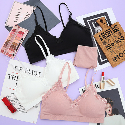 内衣套装学生高中少女性感文胸聚拢小胸无钢圈舒适薄款防下垂胸罩-淘宝网