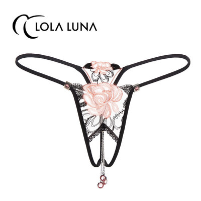 法国艺术内衣LolaLuna[热恋花朵]蕾丝绣花内裤女亲肤无痕-淘宝网