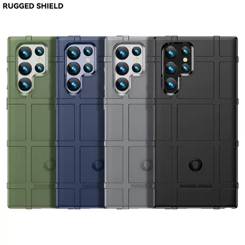 Rugged Shield Phone Cases Covers Tough Shockproof Silicone TPU Apple, Samsung,