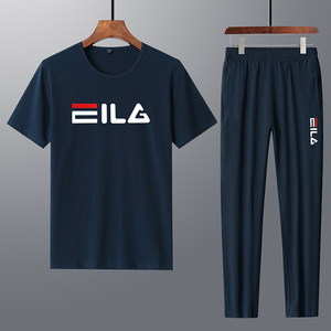 2019新款男t恤短袖套装韩版潮流休闲青年时尚衣服夏季宽松两件套
