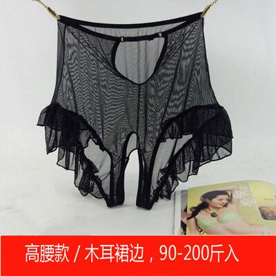 大码胖MM性感内裤200斤女情趣内衣激情套装开档内裤透明露毛开裆-淘宝网