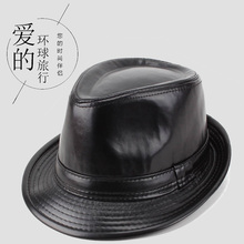 Весна и осень мужская шляпа старик джазовая шляпа холодная теплая зимняя хлопчатобумажная шапка кожаная шляпа