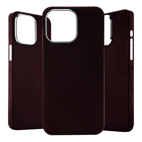 MOOSTUDIO Business Minimal Magnetic 15, 14, 13 Carbon Fiber iPhone Case
