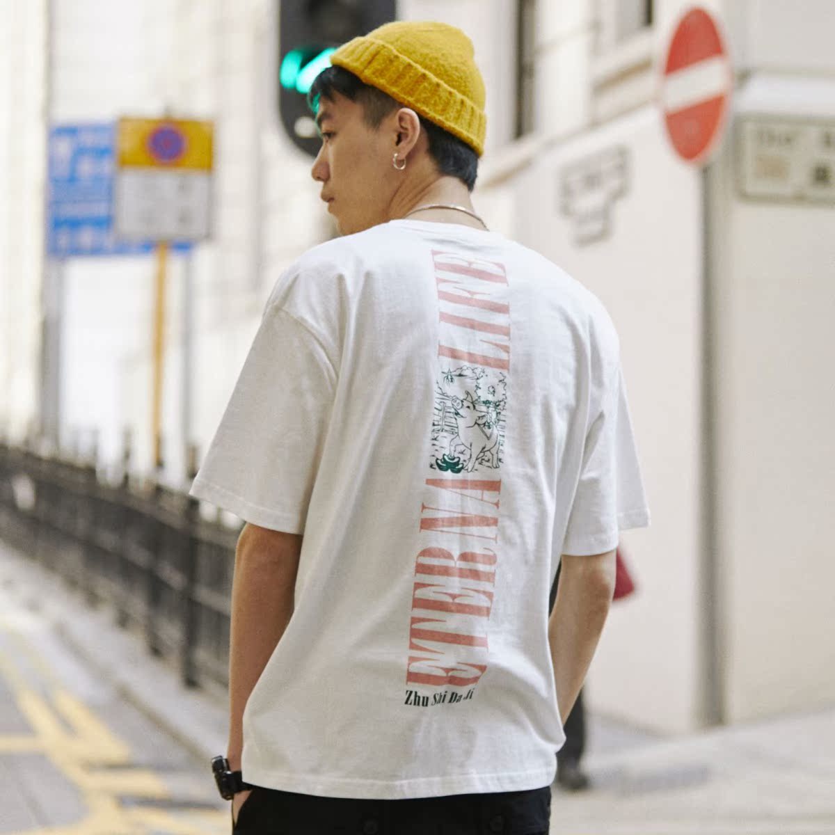 2019 été, des nouvelles de la marée de la marque des hommes de coton étudiant tops half sleeve t-shirts de porc chose imprimée hommes court t 2019 été, des nouvelles de la marée de la marque des hommes de coton étudiant tops half sleeve t-shirts de porc chose imprimée hommes court t
