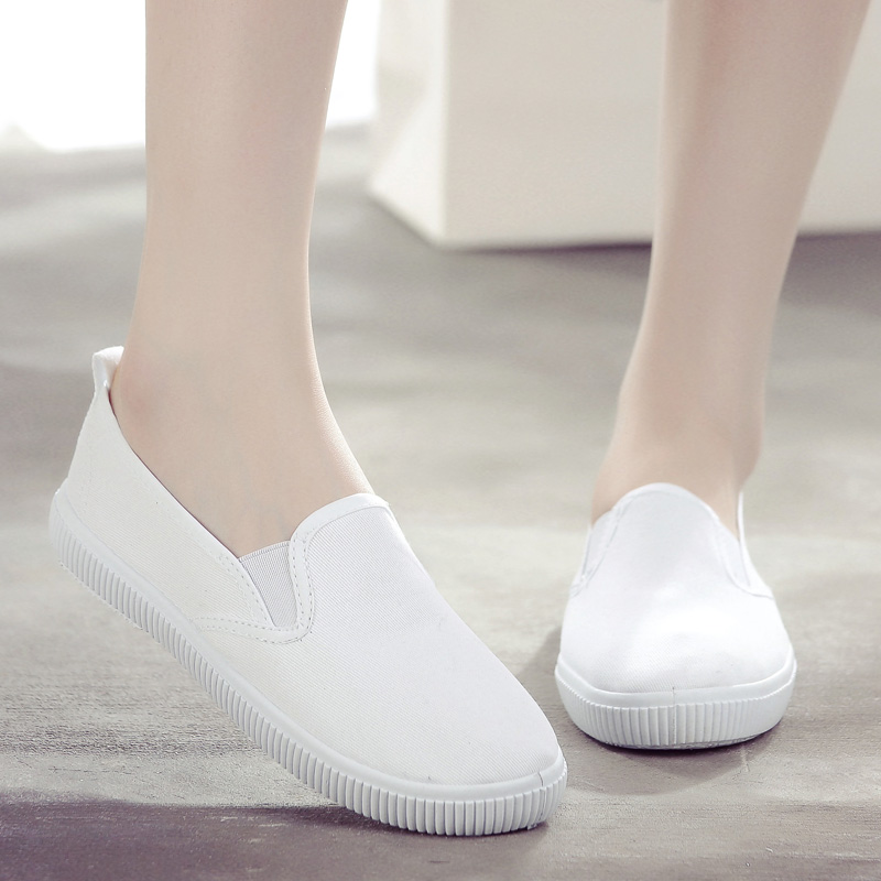 護士鞋白色老北京布鞋