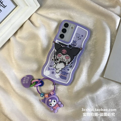 Kuromi Girls Easy Grip Silicone TPU S23, S23 Plus, S23 Ultra, S22, S22 Plus, S22 Ultra, S21, S21 Plus, S21 Ultra Samsung