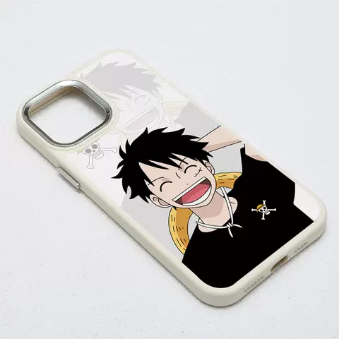 One Piece Luffy Anime Silicone TPU Phone Case for iPhone 17, 16, 15, 14, 13 and 12