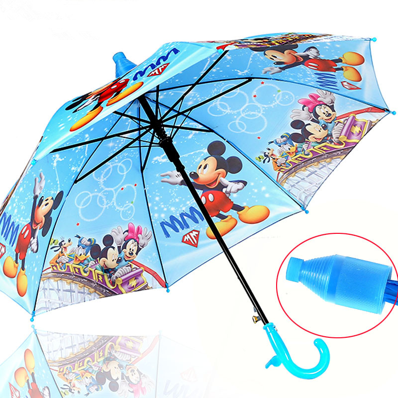 創意超輕防水套卡通兒童傘晴雨傘男童女童幼兒園小學生自動直杆傘