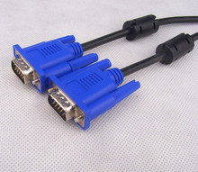 1.5米 VGA线 液晶专用VGA线 高级显示器信号线 蓝头细线