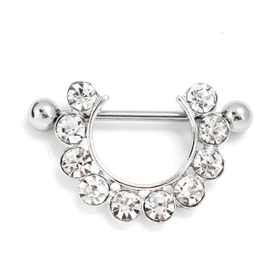 穿刺饰品肚乳环 乳圈 朋克饰品 水晶水钻乳头环-淘宝网