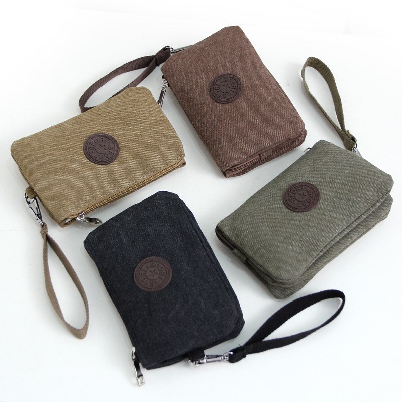 sac pochette sacs en toile simple longue section de trois-couche sac fourre-tout-aller pour hommes de sac d'embrayage sac à main de dames sac à main sac pochette sacs en toile simple longue section de trois-couche sac fourre-tout-aller pour hommes de sac d'embrayage sac à main de dames sac à main