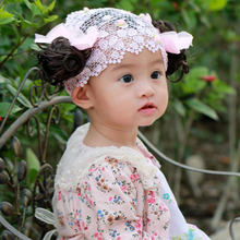 Женская прическа с новым продуктом Корейская версия Детский парик с набором волос Фотографии 0 - 2 - 3 - 4 лет Лето