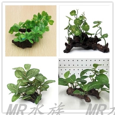 Fish Tank Simulation Aquatic Plants Aquarium Landscaping Decoration Resin Fake Aquatic Plants Artificial Submerged Wood Crafts