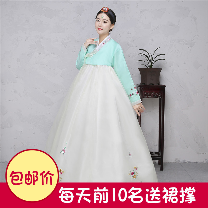 多款韓服傳統女士宮廷婚慶日常演出朝鮮民族服裝舞蹈臺表演出古裝