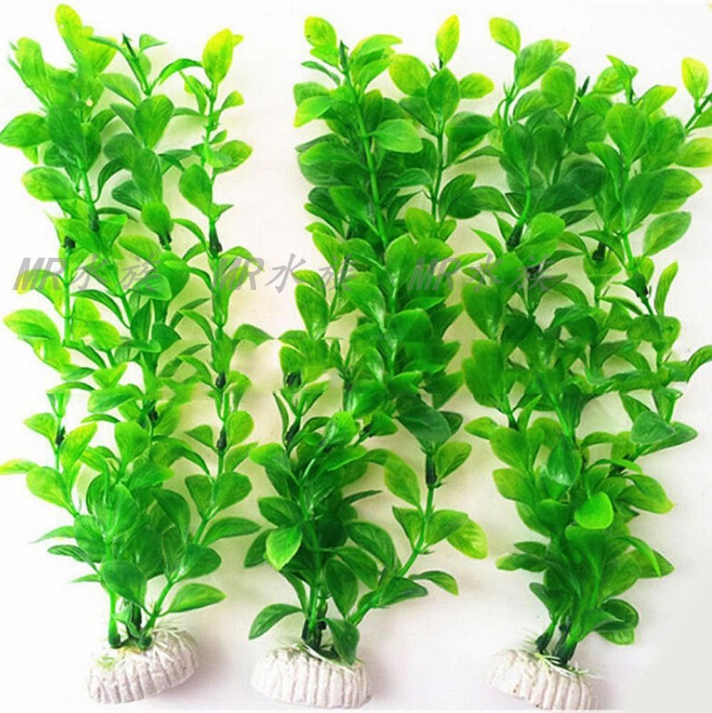 Fish Tank Simulation Aquatic Plants 25cm Long Plastic Green Grass Aquarium Decoration Fish Tank Decoration Fake Aquatic Plants