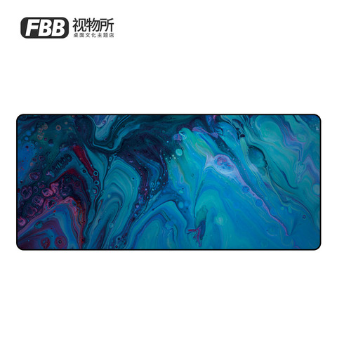 Watercolor Marble Pattern Gradient Gaming Large Mousepad, Desk Mat (4mm, 900x400mm) Phone Case