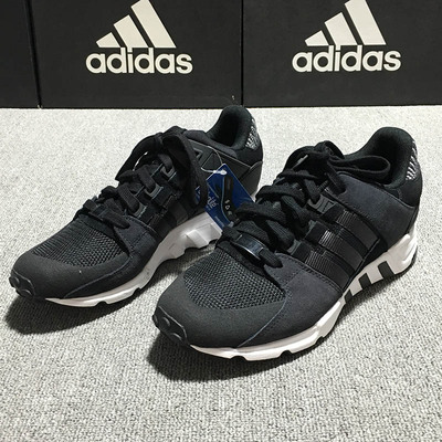 Adidas阿迪达斯三叶草男子EQT Support黑白跑步鞋BY9585 BY962