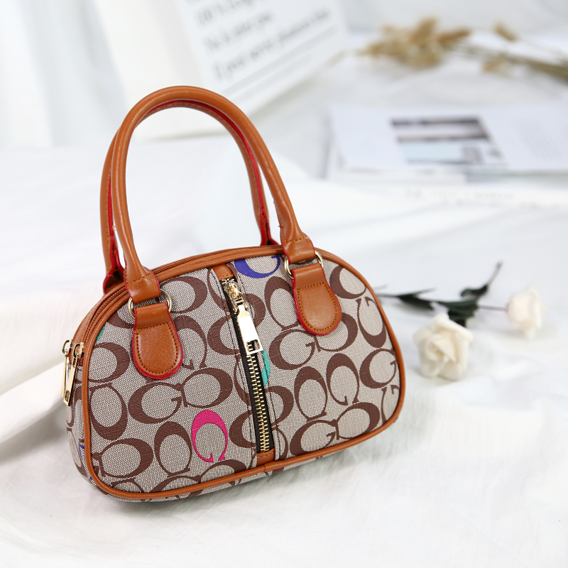 old middle-aged mom grocery shopping phone change clutch shoulin handbags elderly mini portable small bag