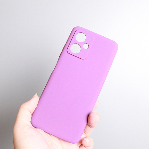 Matte Silicone TPU Camera Cutout Phone Case