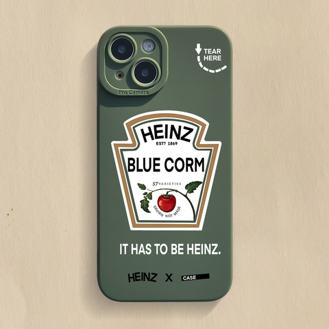 Green — Heinz New Logo Silicone TPU 14, 13, 12 iPhone Case
