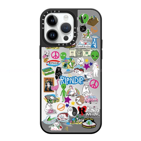 Reflection Mirror RIPNDIP Cat 15, 14, 13, 12, 11 iPhone Case