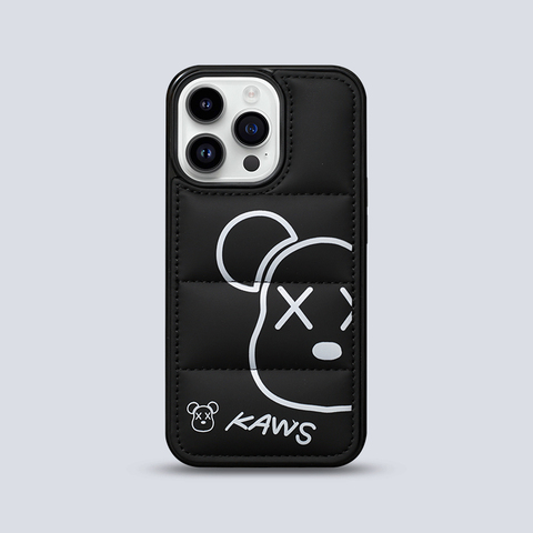 KAWS Bear Puffy Puffer Down Jacket 14, 13, 12 iPhone Case