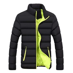 2019冬季男士加厚棉衣活动跑量款彩色拉链爆款立领小棉衣外套