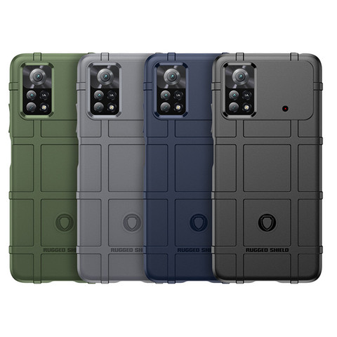 POCO M4 Pro Rugged Shield Tough Shockproof Matte Phone Case
