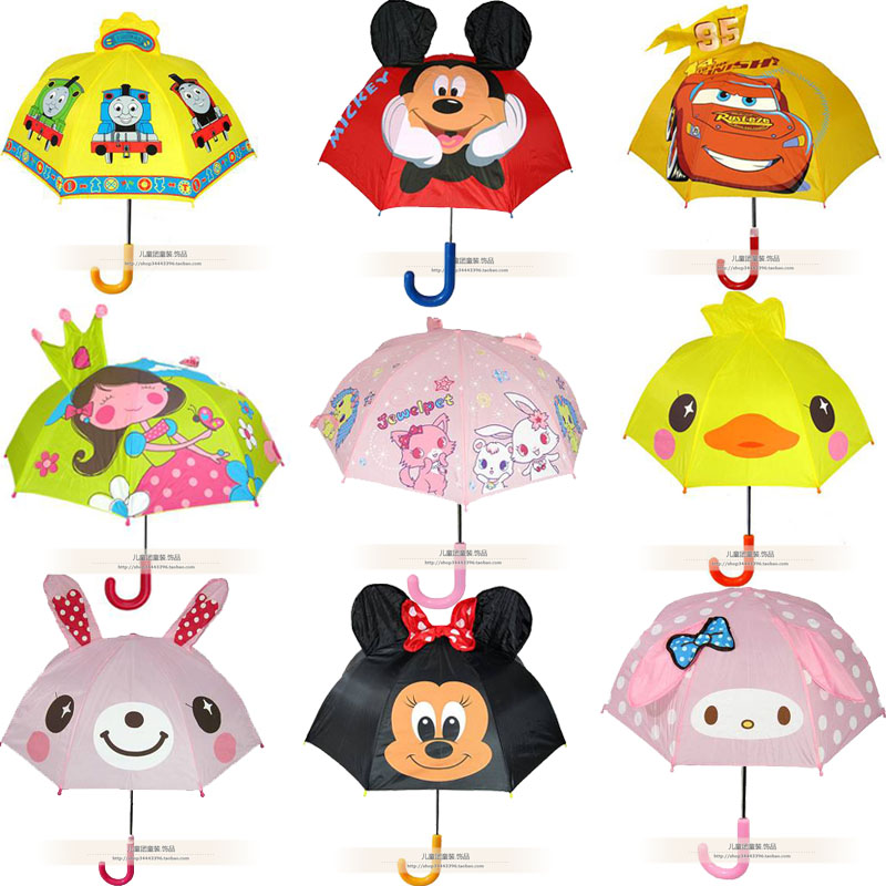 出口品質卡通立體造型兒童雨傘 男童女童寶寶小童晴雨傘 禮物傘