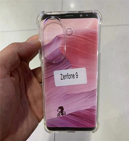 Zenfone 9 Minimal Transparent Clear Airbag 4 Corner Protection TPU Soft Phone Case