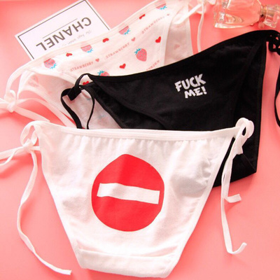 绑带欧美风运动三角内裤系带朋克性感字母绑带低腰字母小内裤一枚-淘宝网